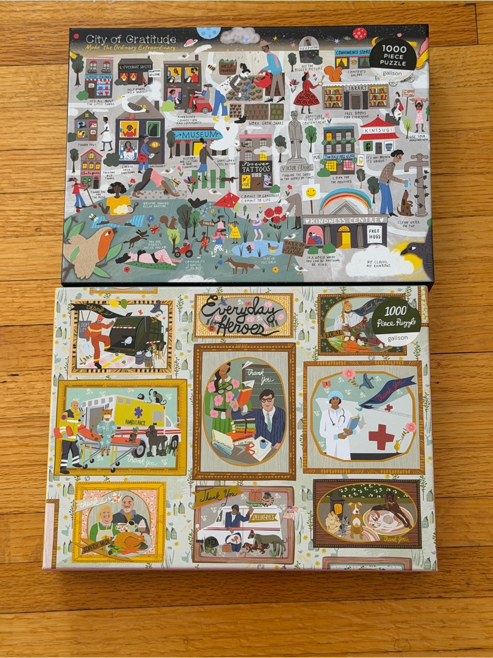Galison City of Gratitude & Everyday Heroes Puzzles